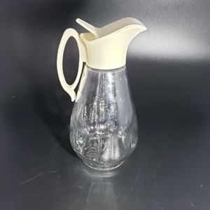 Log Cabin Syrup Pitcher With Lid